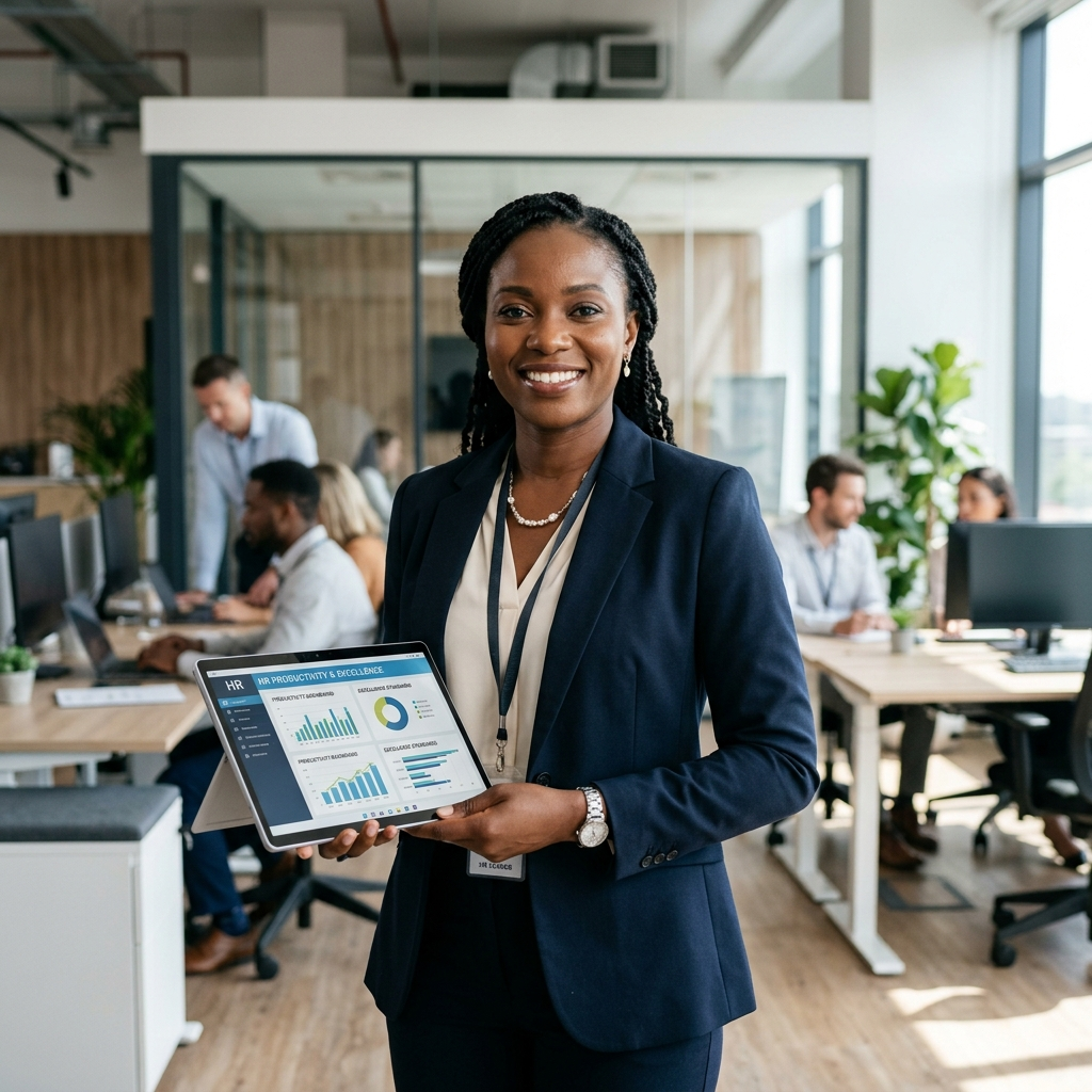 Confident African HR professional